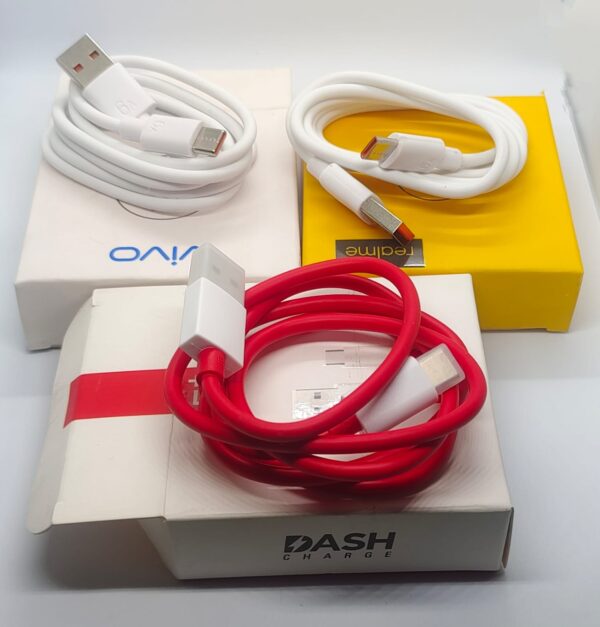 USB to C Type data cable / C type data cable for Vivo -Realme-Oneplus / Usb to C type /Fast 80W USB Type C Data Sync Fast Charging Charger Cable for One Plus 12,12r,11,11r,10r,10t,10,10 pro,9 Pro,8,8T,7t,7t Pro,6,Nord,4,3,2,2t,Ce2 Lite,Ce3 lite,Nord Ce3,Ce4 - Image 5